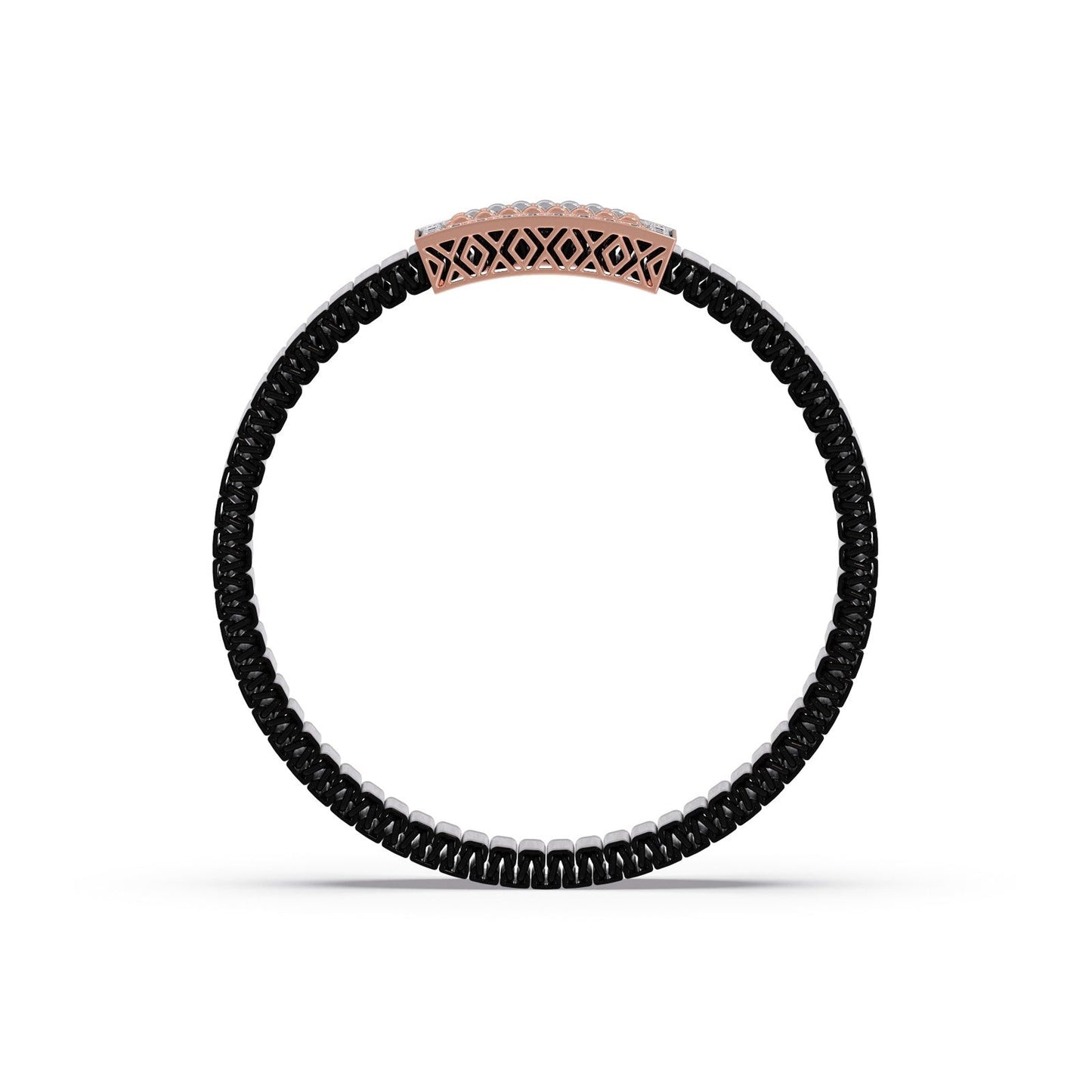 Strata Diamond Men's Bracelet