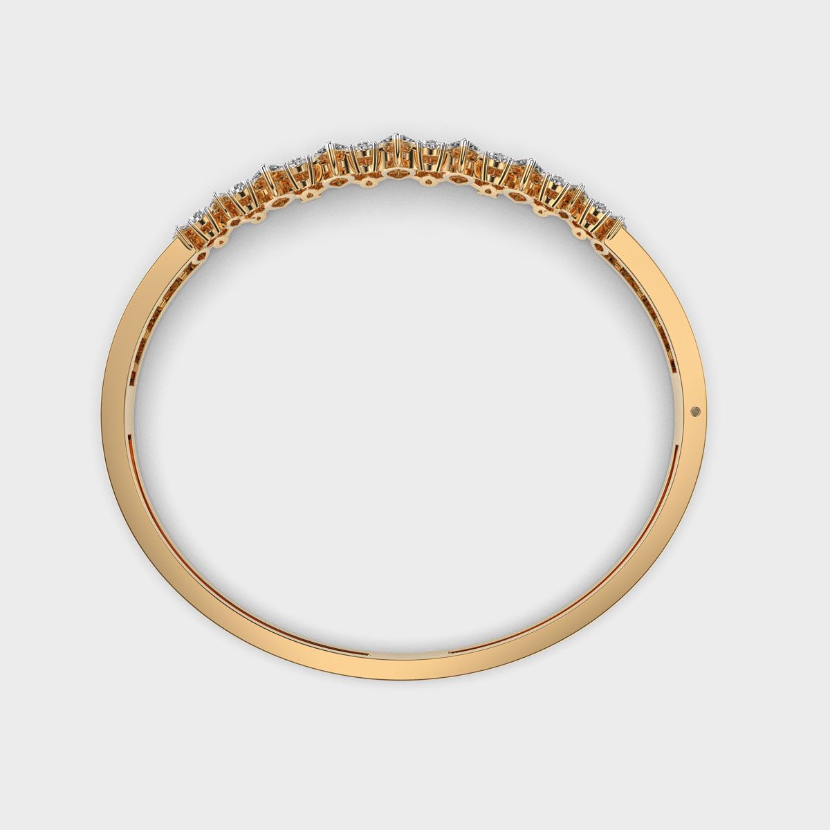 Stunning English Princess Diamond Bracelet