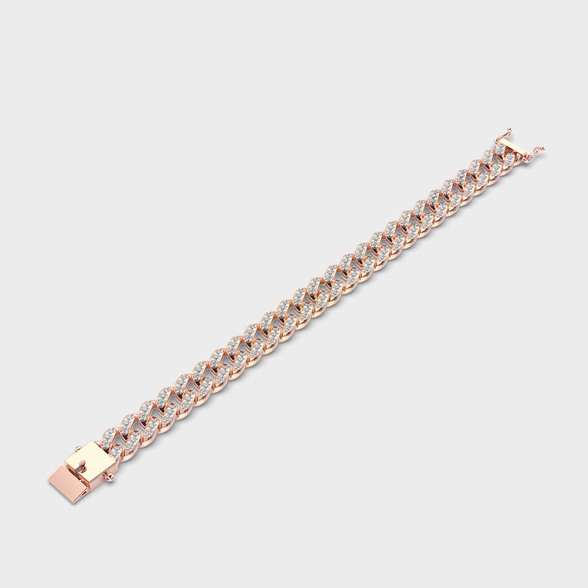 Chain of Love Diamond Cluster Bracelet