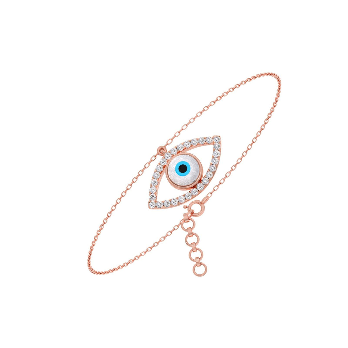 The Marquee Evil Eye Diamond Bracelet