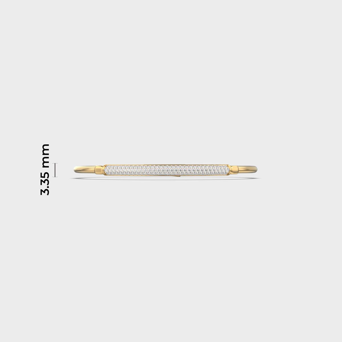 Pavé Bar Sleek Diamond Bracelet