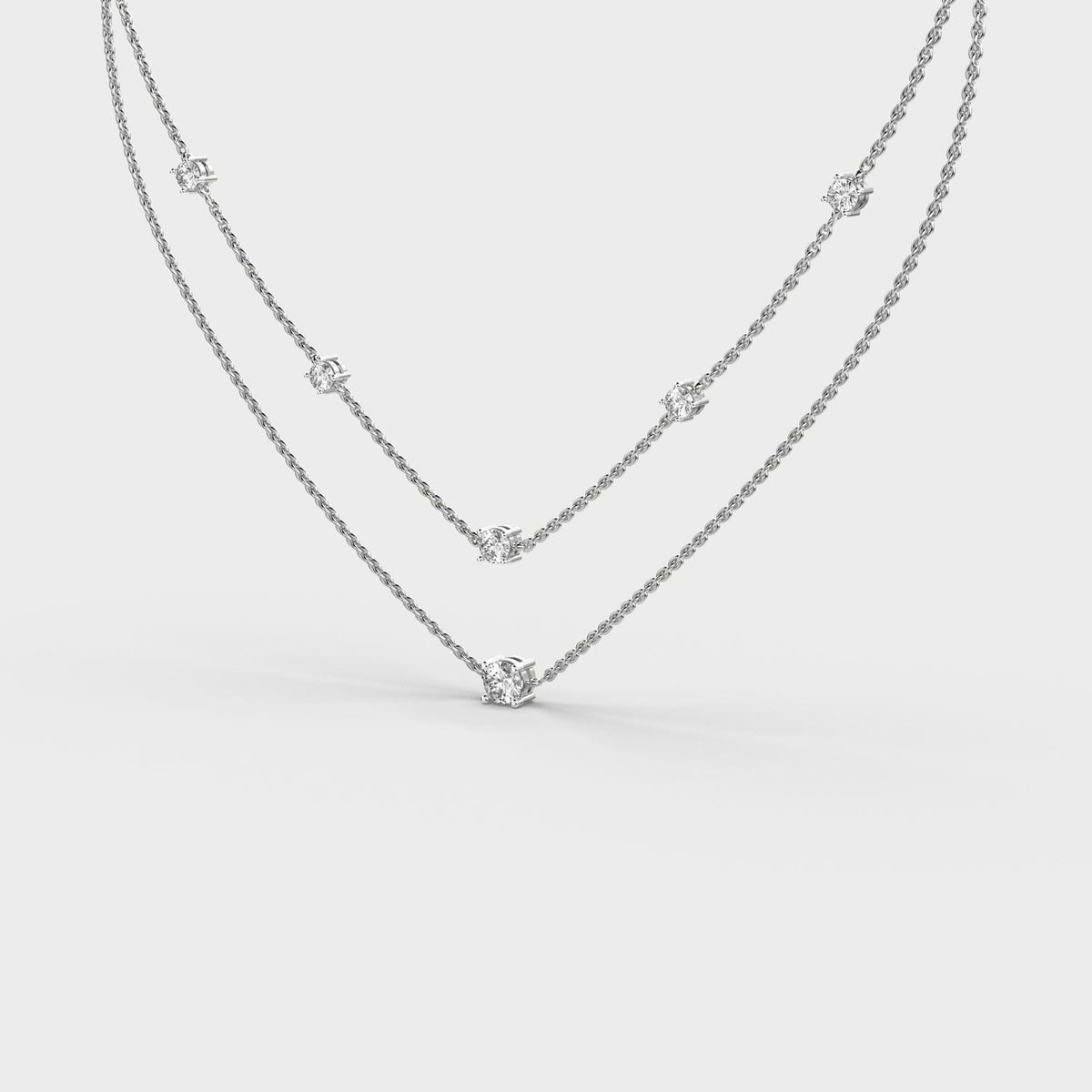 Lilibeth Amour Layered Diamond Necklace