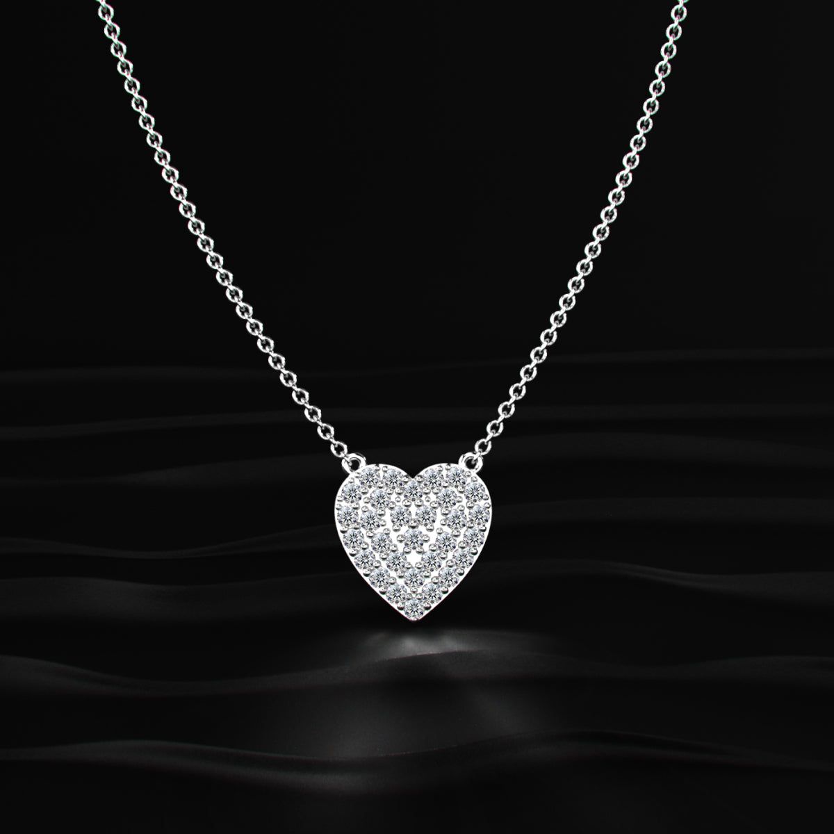 Chloe Heart Diamond Necklace