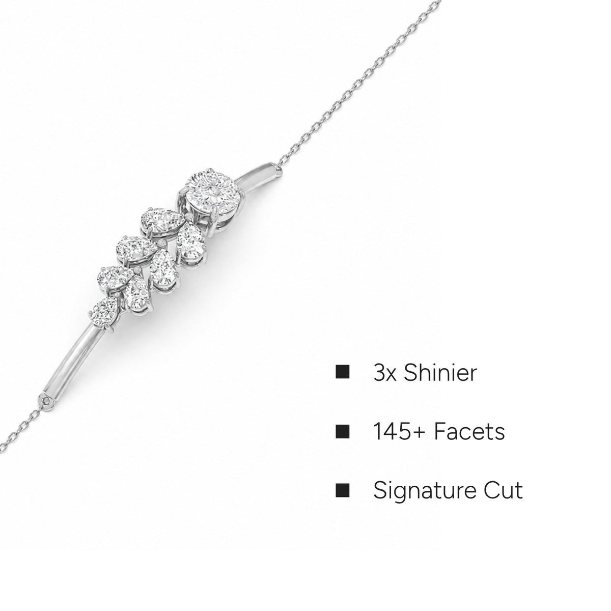 Portuguese Pear Trail Chain Bracelet