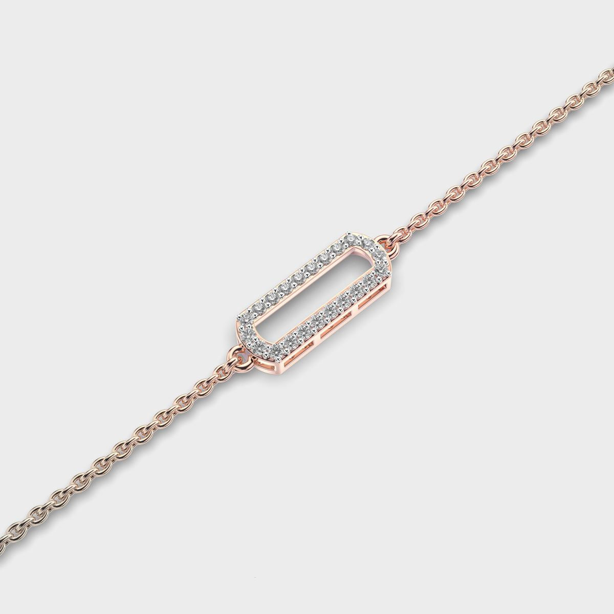 Delicate Diamond Chain Bracelet