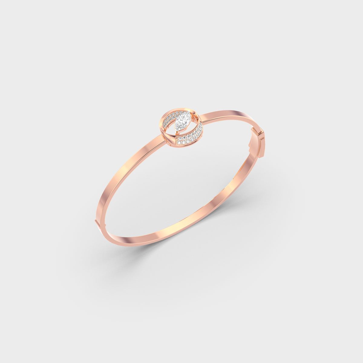 Framed Marquise Diamond Bracelet