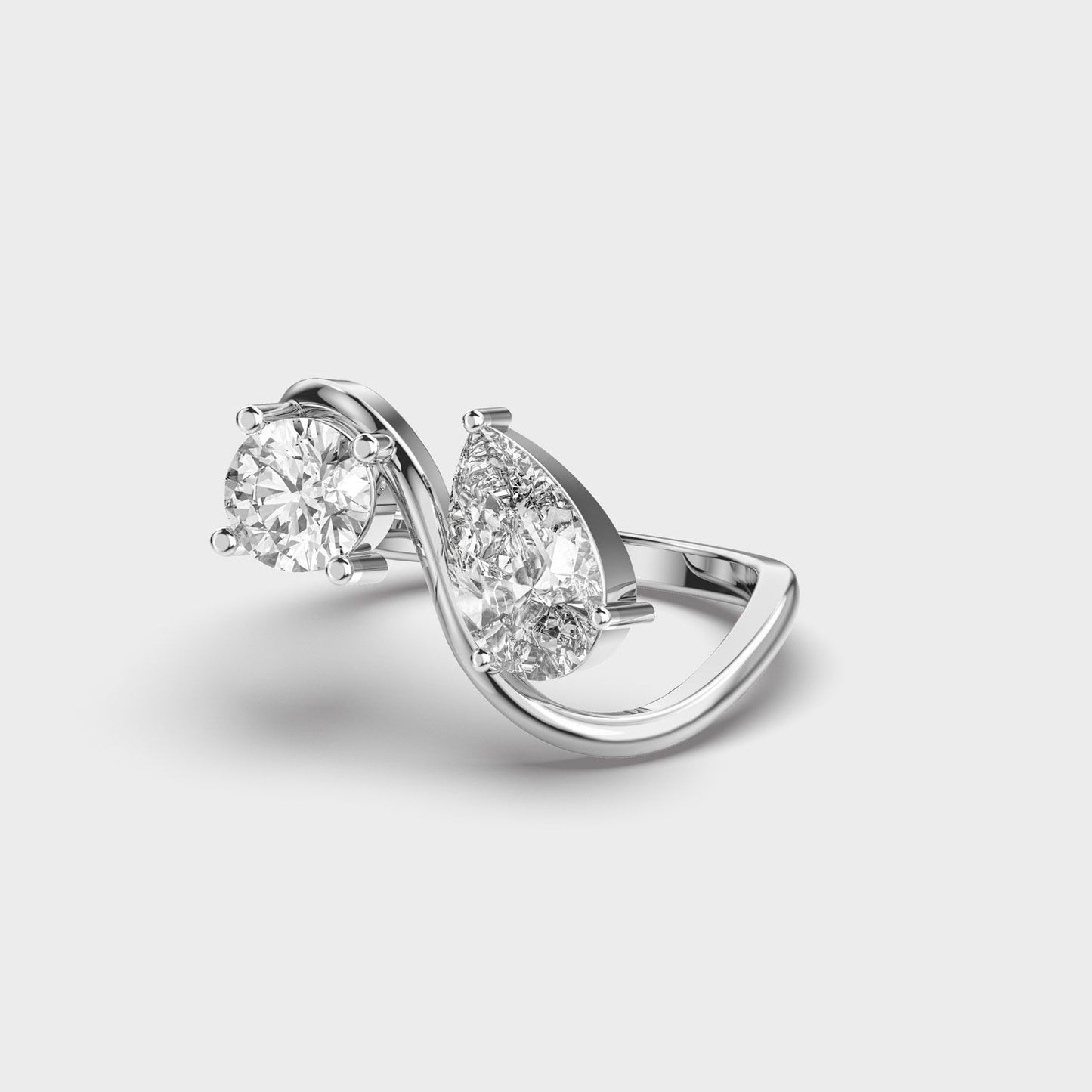 Us Together in Unity Diamond Ring - View 8