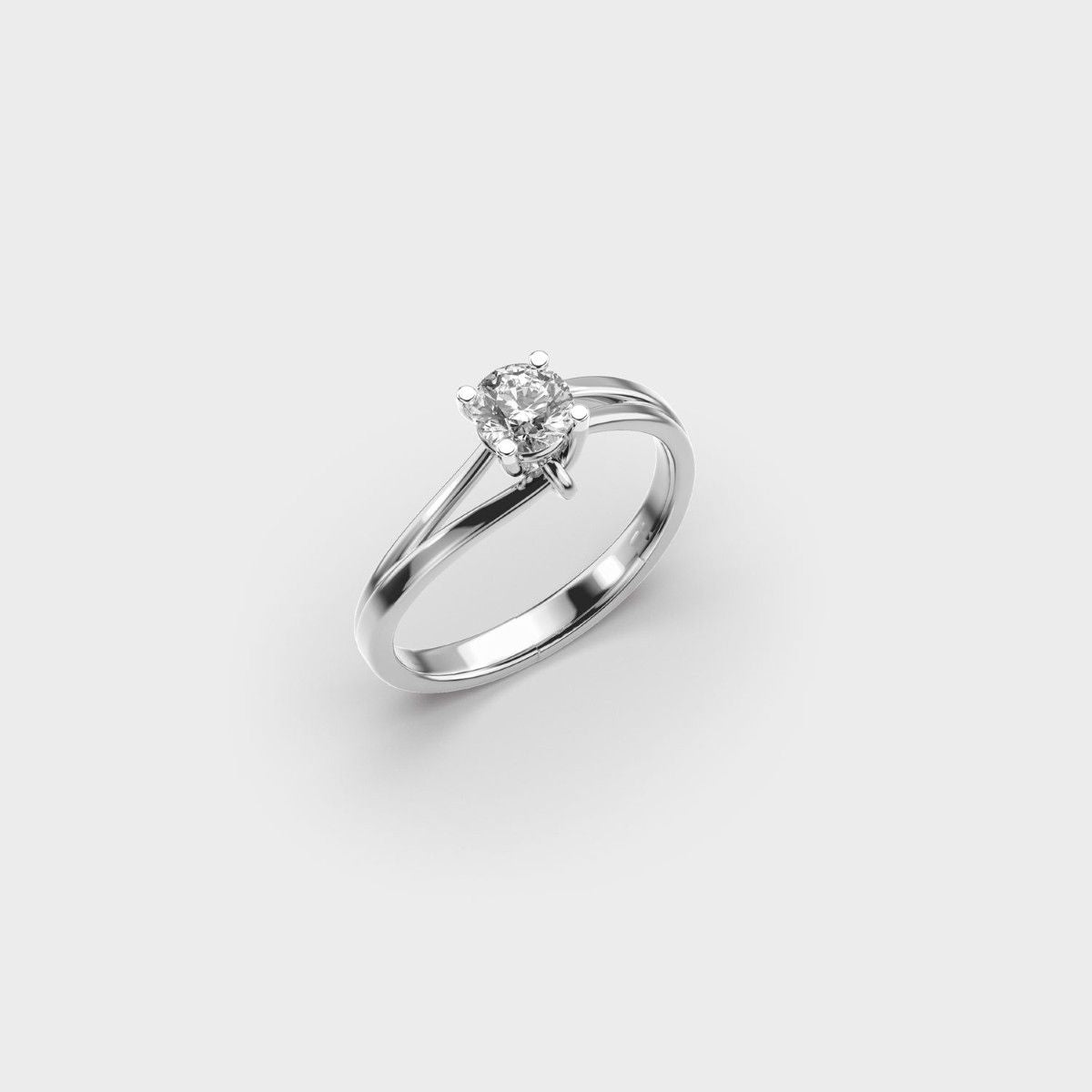 Casey Round Diamond Ring - View 12