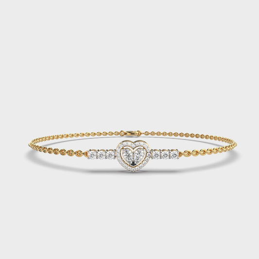 Hearty Delight Diamond Bracelet