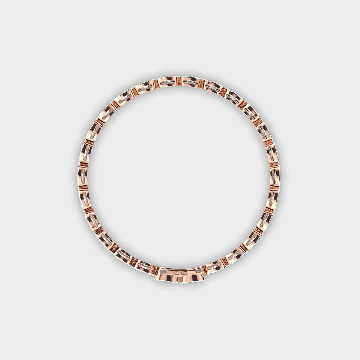 Delicate Pear Glory Diamond Bracelet