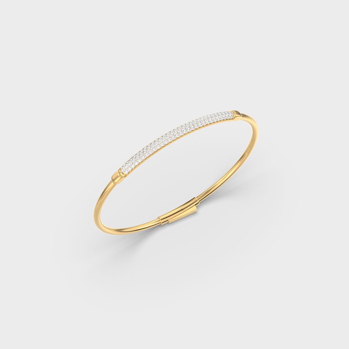 Pavé Bar Sleek Diamond Bracelet