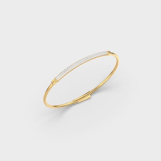 Pavé Bar Sleek Diamond Bracelet