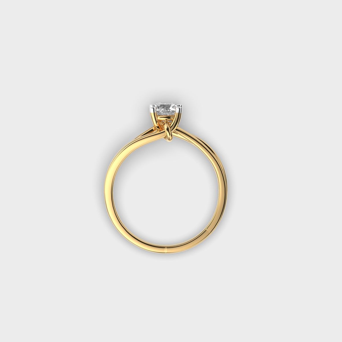 Casey Round Diamond Ring - View 4