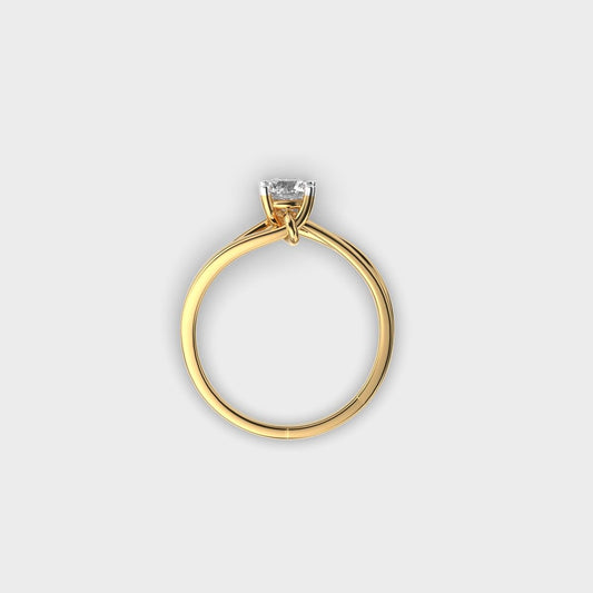 Casey Round Diamond Ring - View 4
