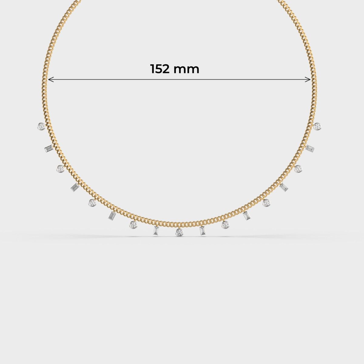Minimal Elise Diamond Necklace