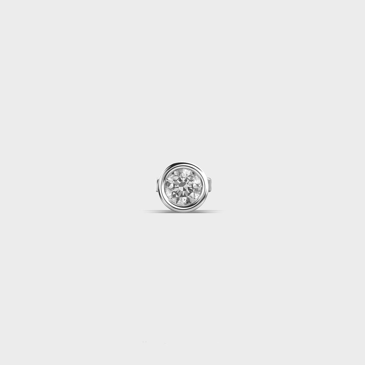 Appeal Round Diamond Stud For Men