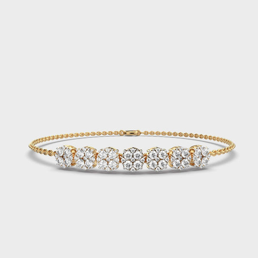 Septem Flora Diamond Quad Bracelet