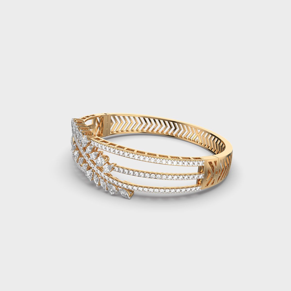 Athena's Pride Statement Diamond Bracelet