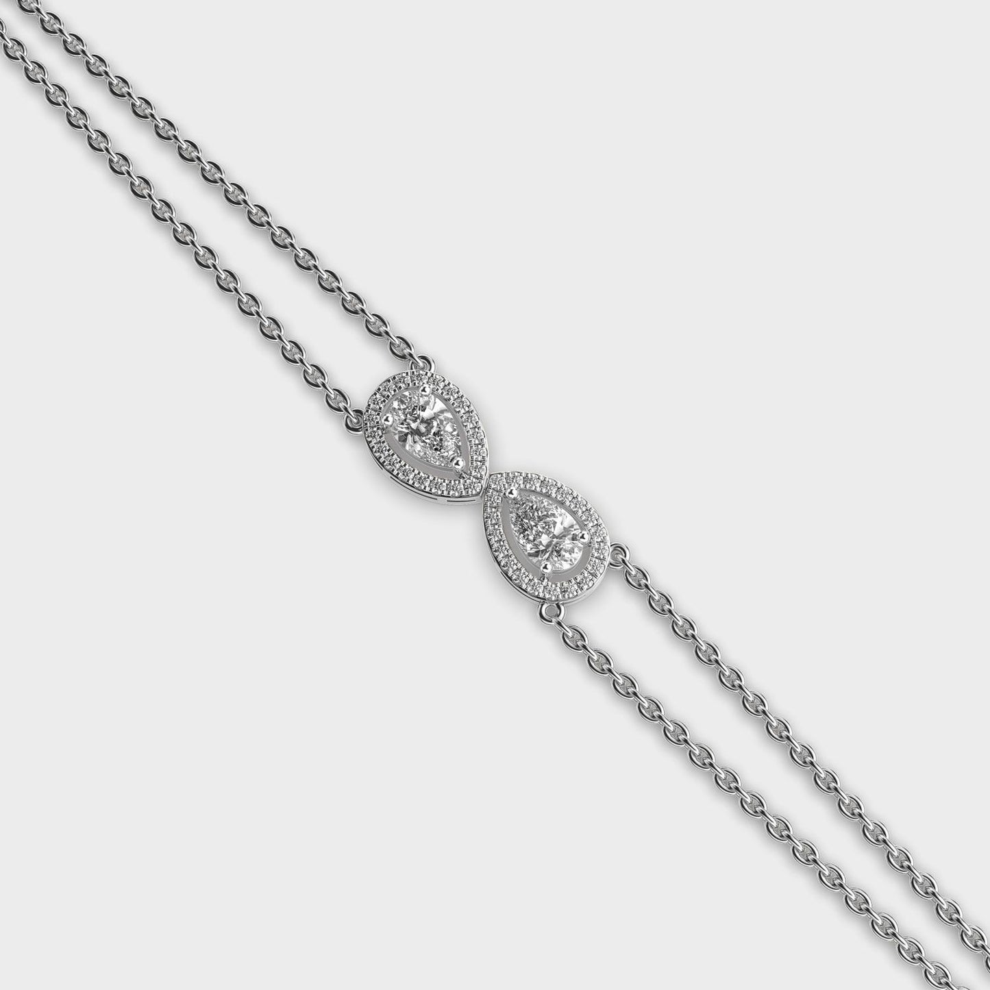 Dual Pear Eternal Diamond Bracelet Bracelet