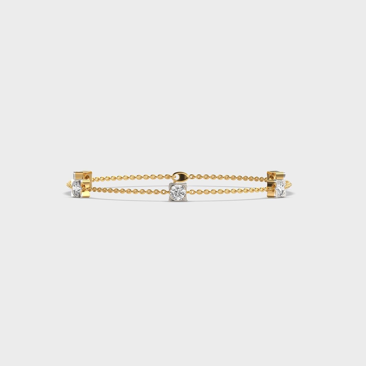 Roselle Beaded Diamond Bracelet