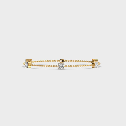Roselle Beaded Diamond Bracelet