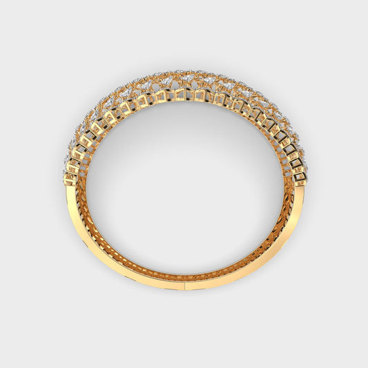 Dazzling Maharani Mesh Diamond Bracelet