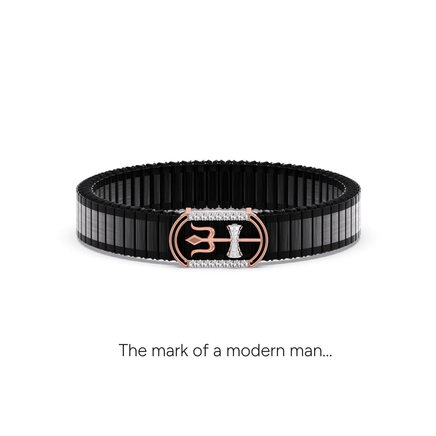 Iconic Shiva Diamond Men's Bracelet