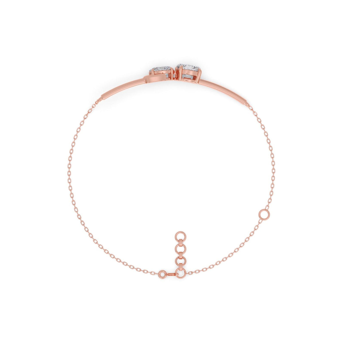 Portuguese Oval Pair Chain Bracelet