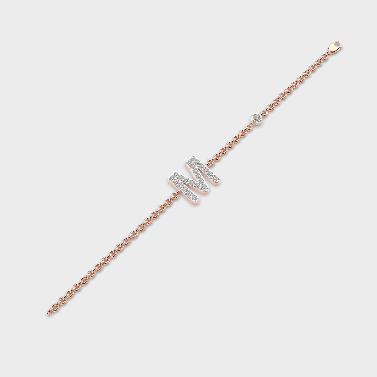 Mesmerising M Initial Bracelet
