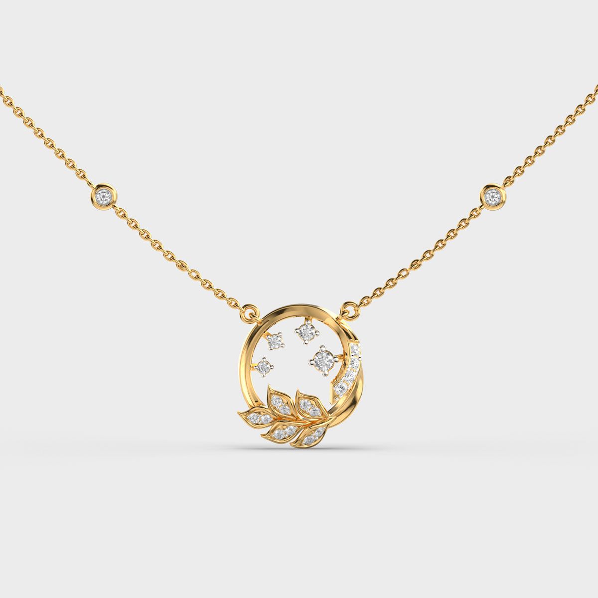 Basket of Blooms Diamond Necklace