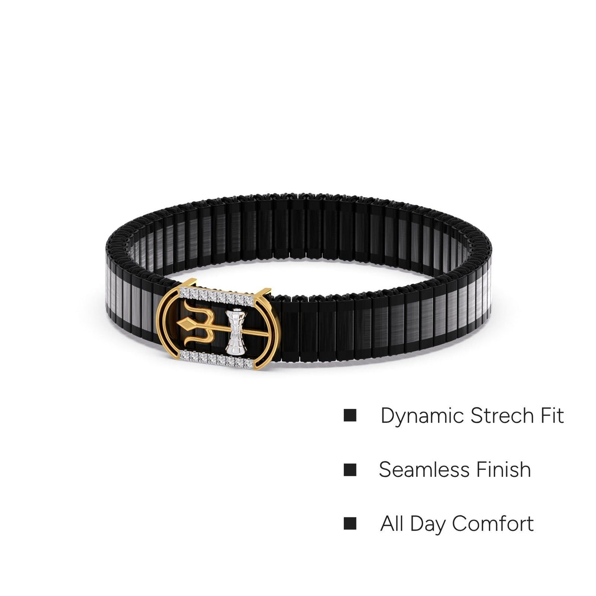 Iconic Shiva Diamond Men's Bracelet