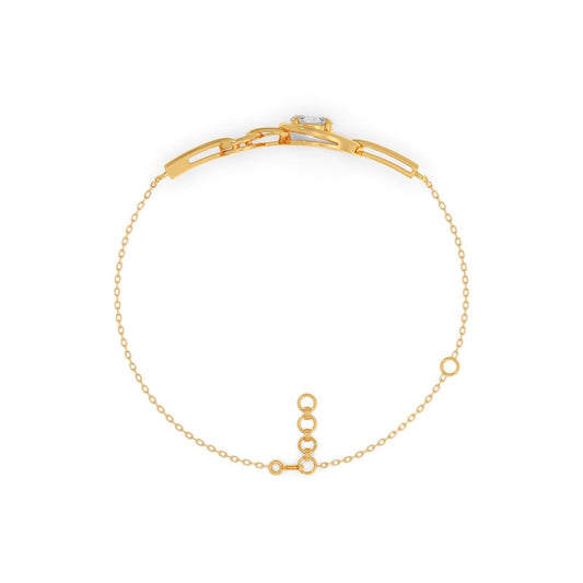 Portuguese Orbit Chain Bracelet