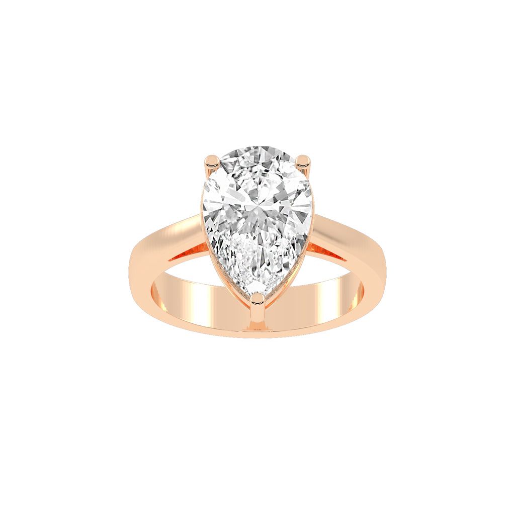 Elysia Pear Diamond Ring