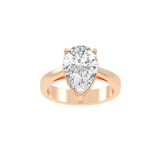 Elysia Pear Diamond Ring