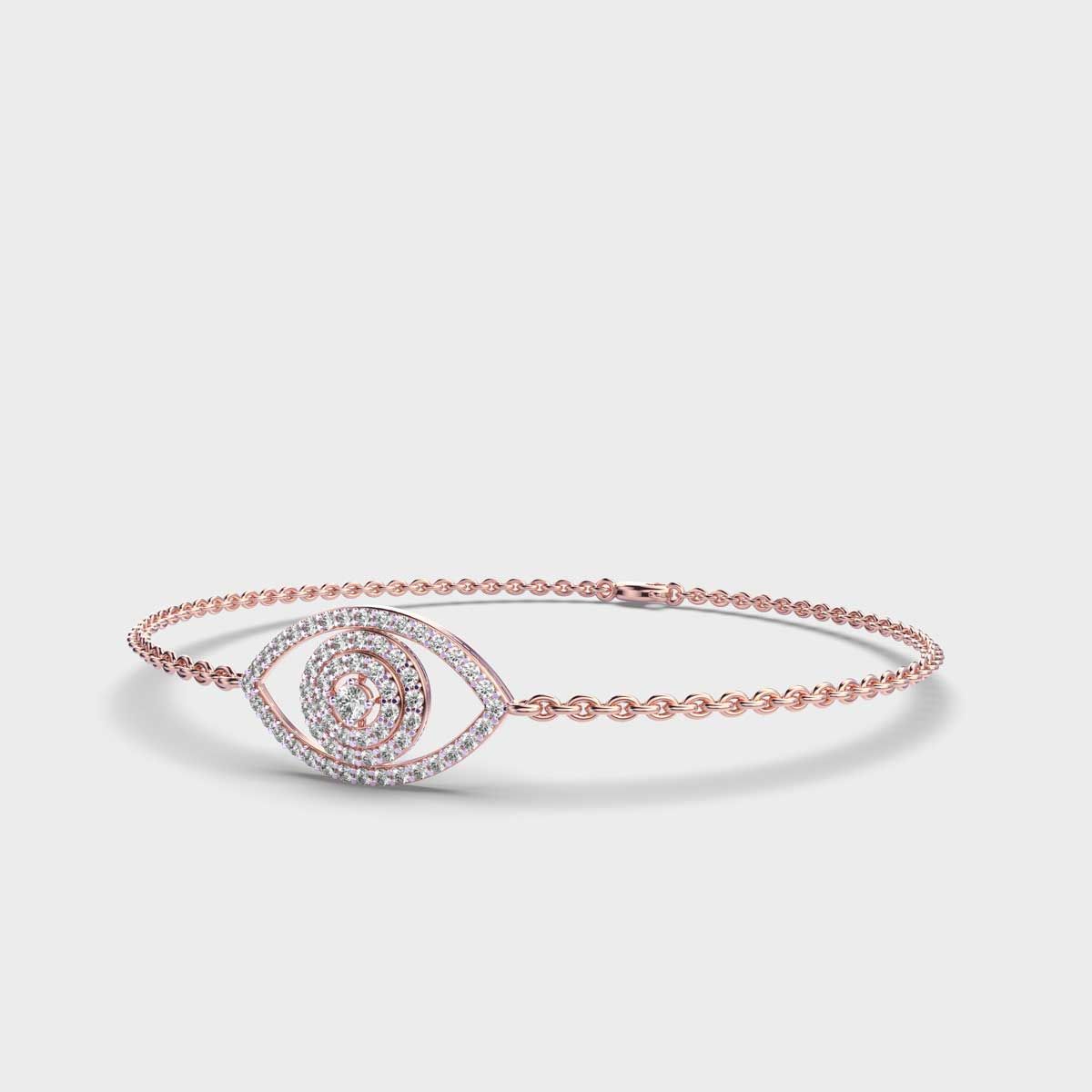 Classic Evil Eye Diamond Bracelet