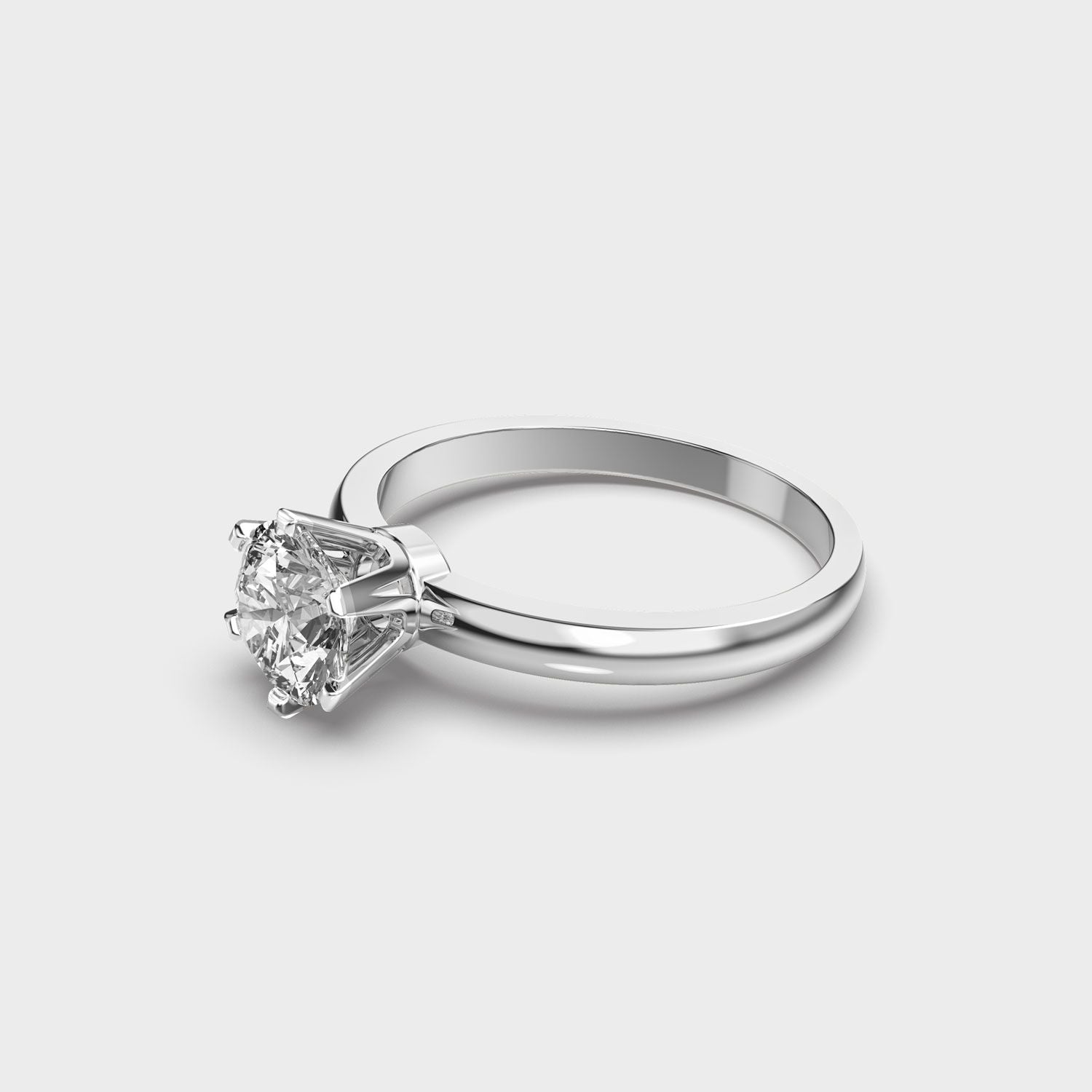 1.2 Carat Classic Solitaire Ring - View 7