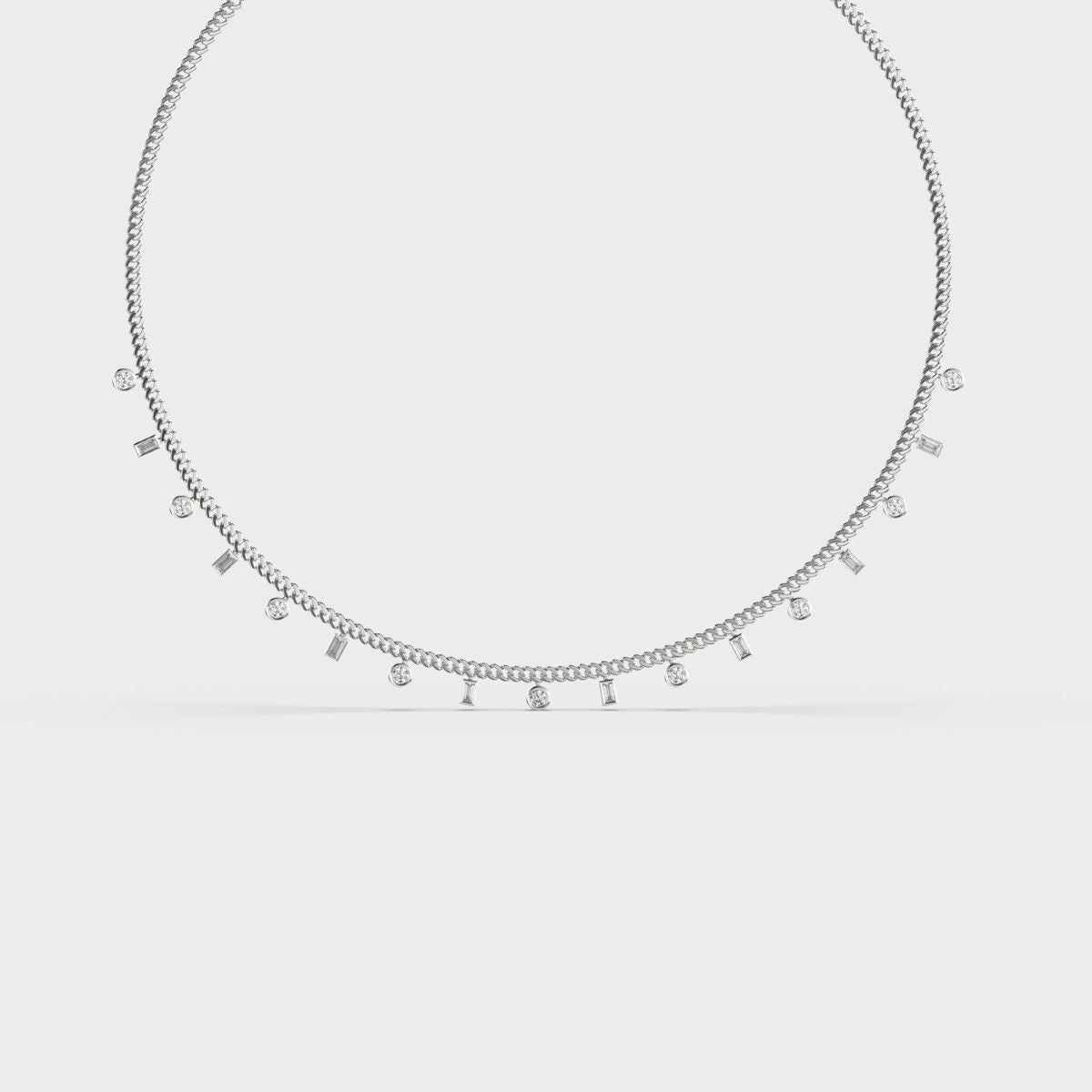 Minimal Elise Diamond Necklace