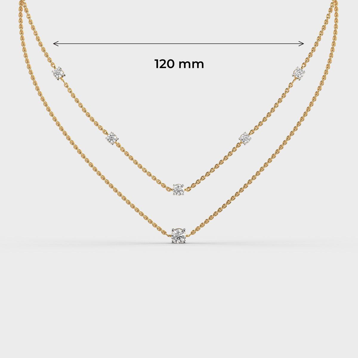 Lilibeth Amour Layered Diamond Necklace