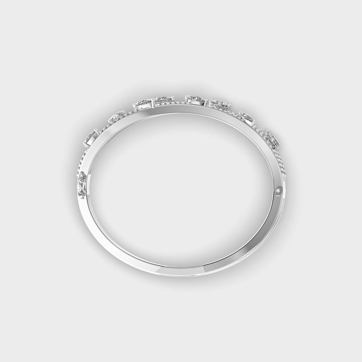 Aphrodites Weapon Diamond Cluster Bracelet