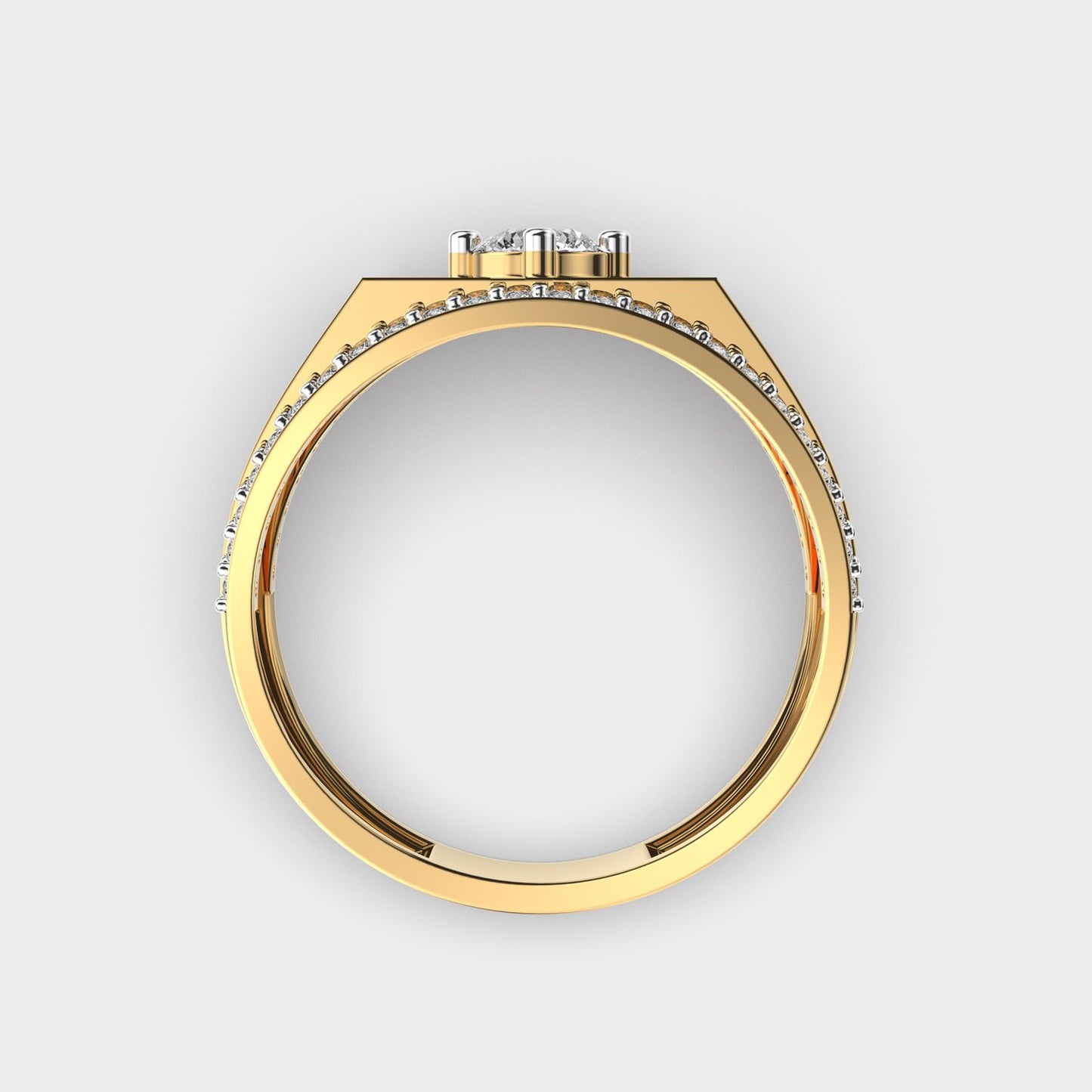 Majestic Crest Diamond Ring - View 13