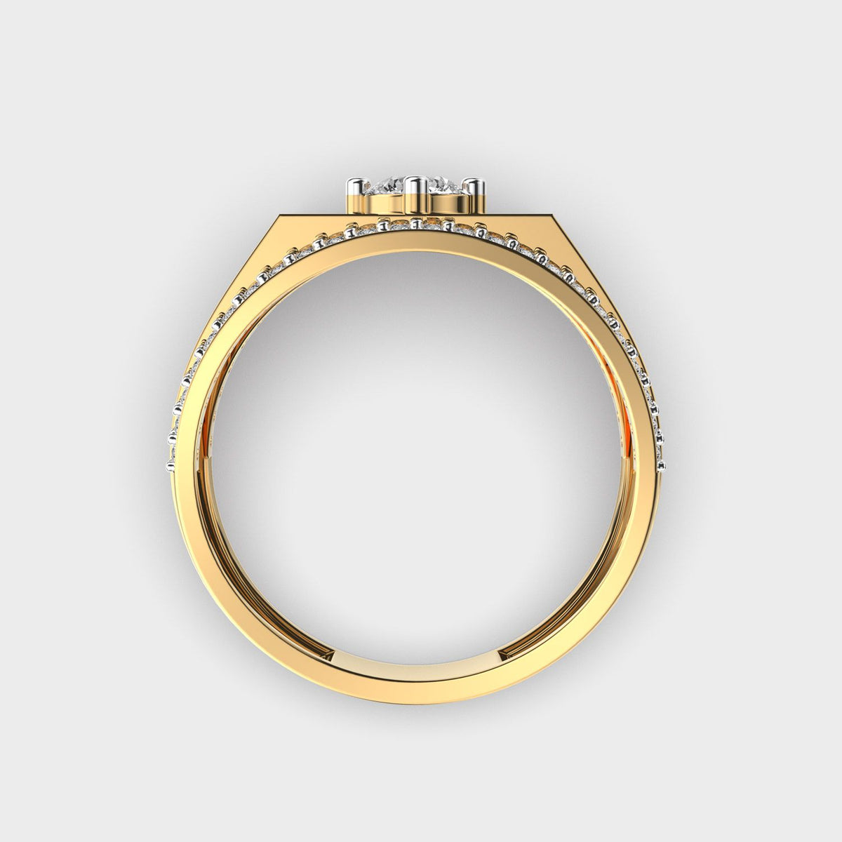 Majestic Crest Diamond Ring - View 13