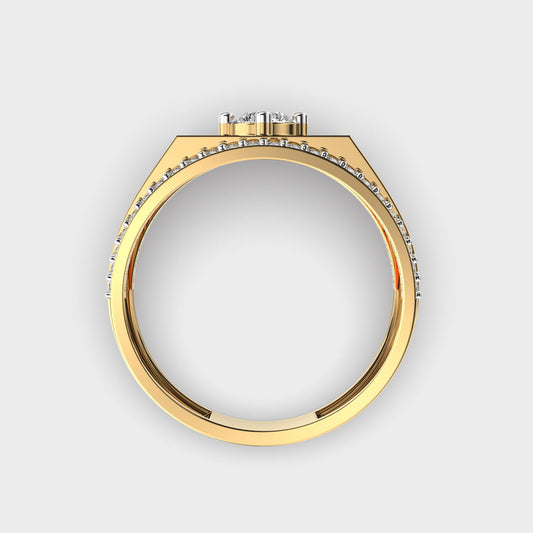 Majestic Crest Diamond Ring - View 13