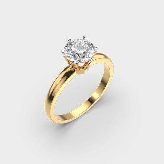1.2 Carat Classic Solitaire Ring - View 4