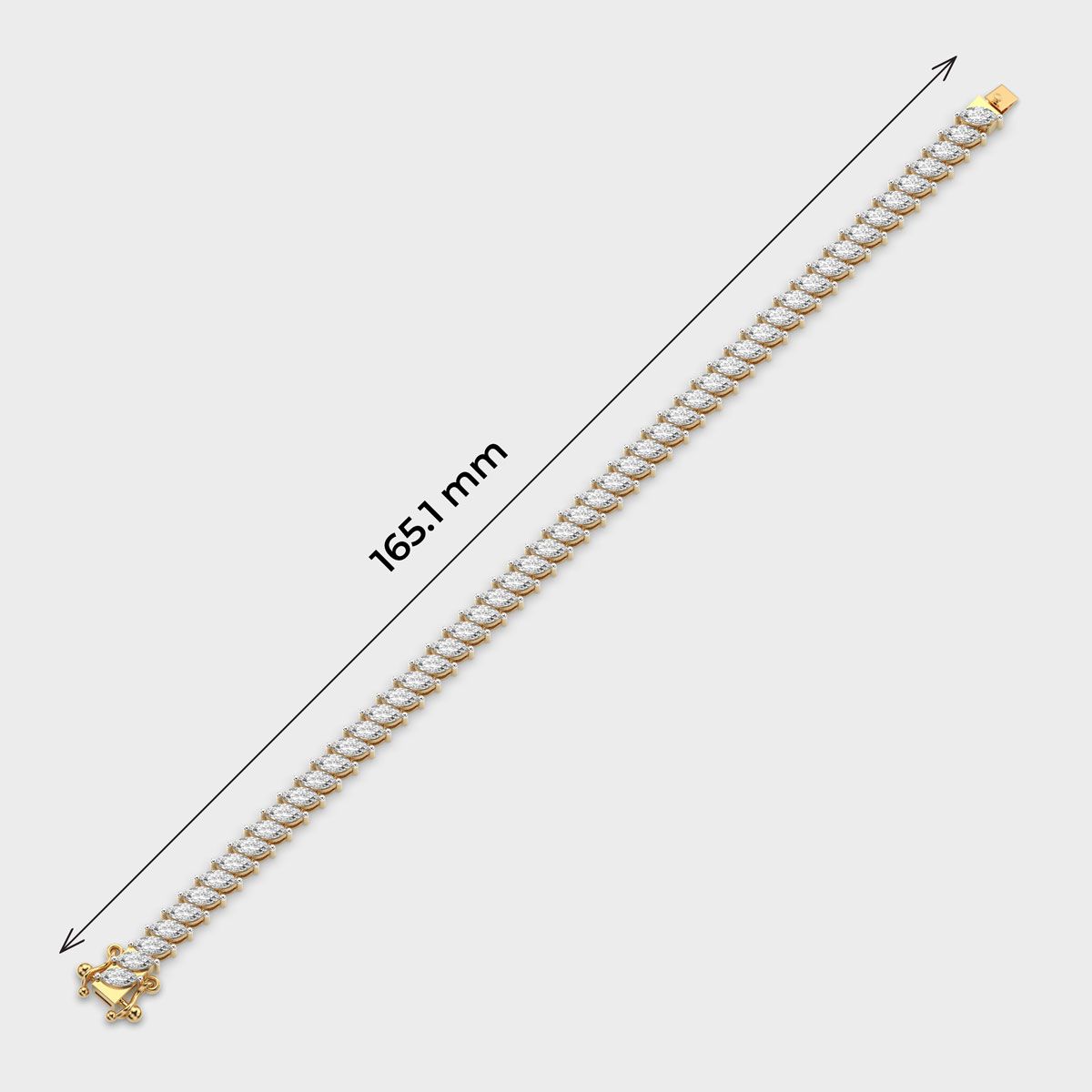 Marquise Laurel Row Diamond Bracelet
