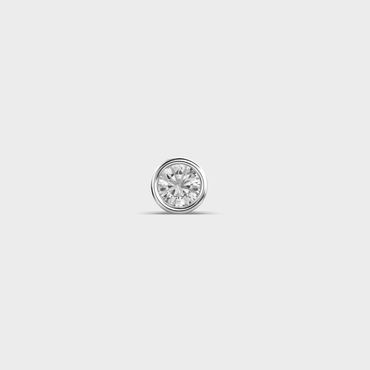 Slate Orb Diamond Stud for Men