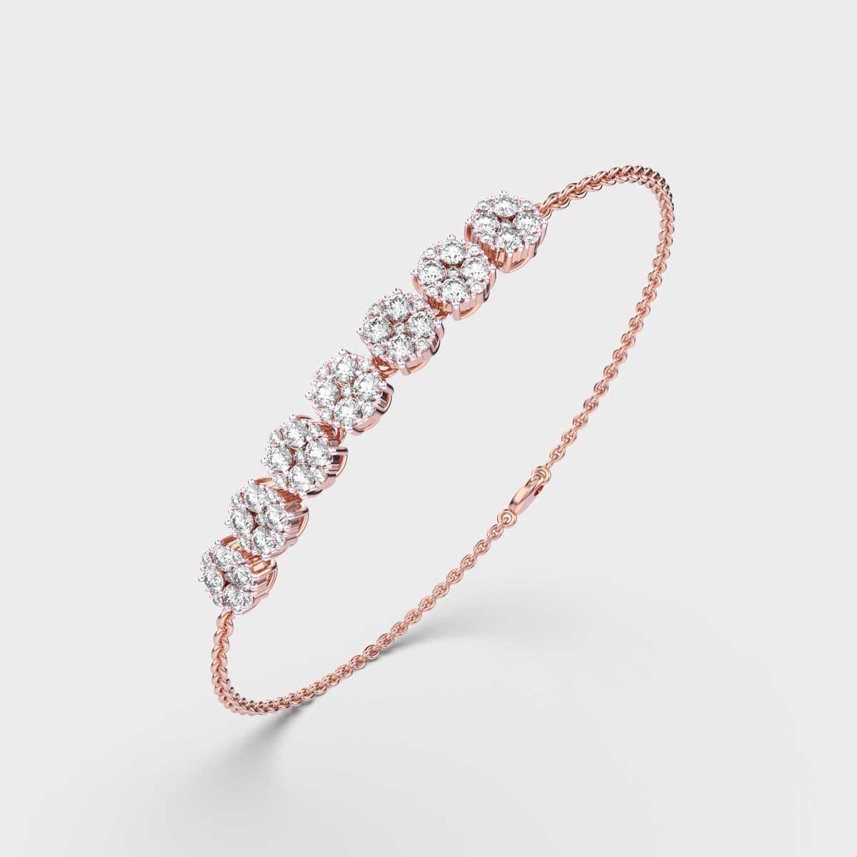 Septem Flora Diamond Quad Bracelet