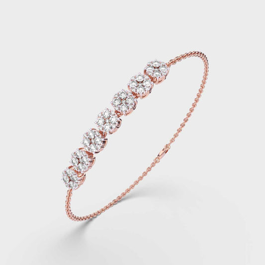 Septem Flora Diamond Quad Bracelet