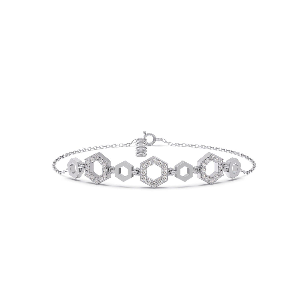 HexaGlow Chain Bracelet