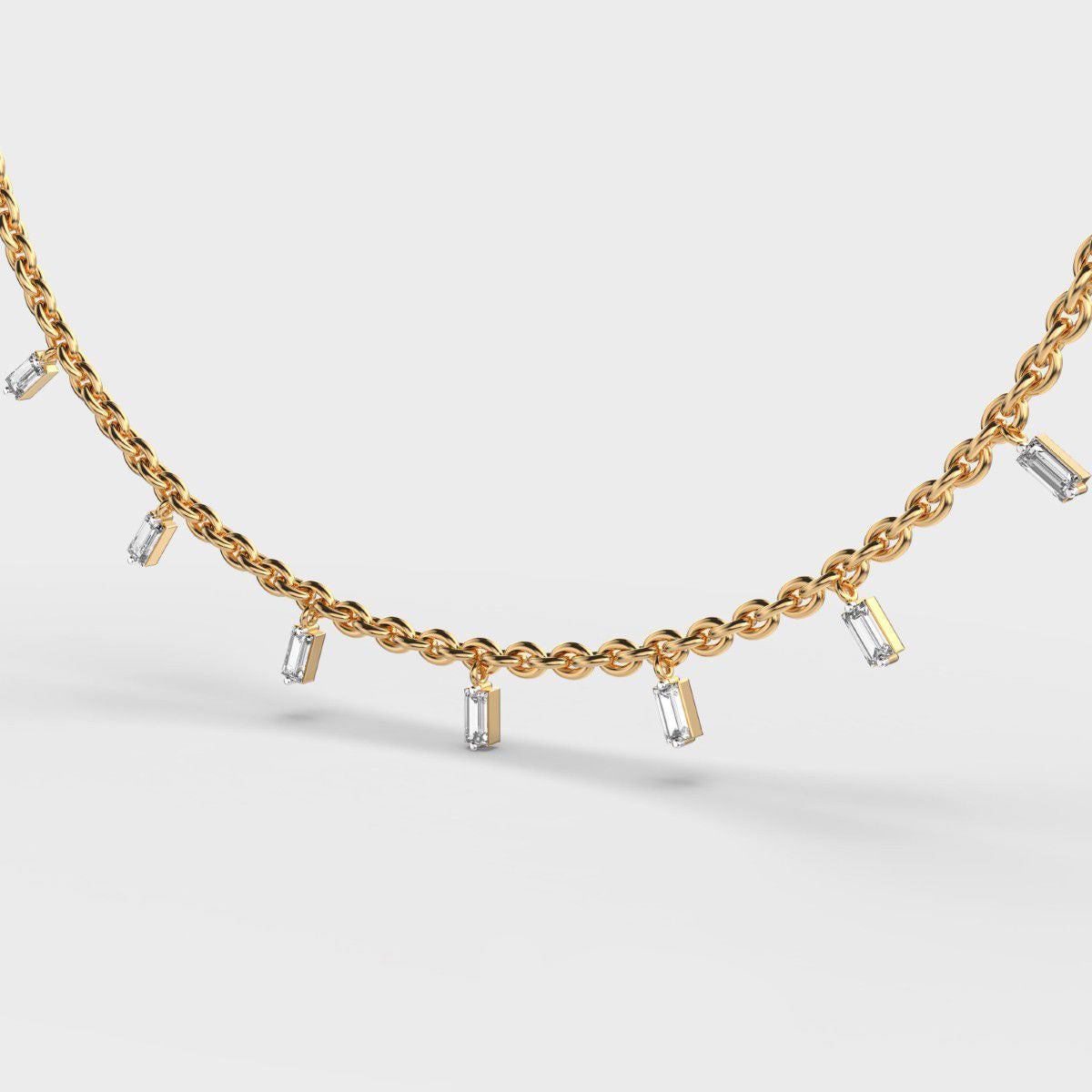 Golded Thread Diamond Bracelet