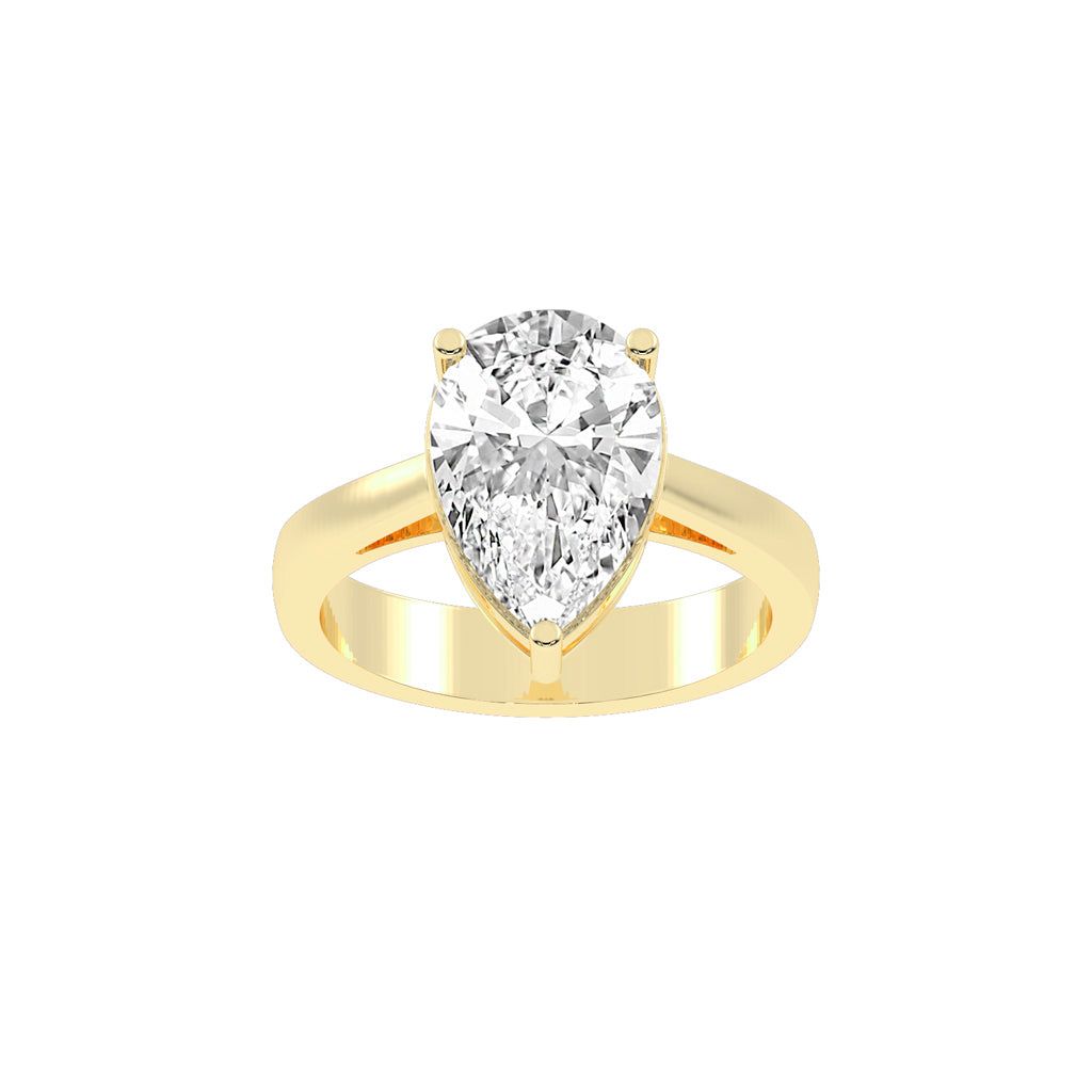 Elysia Pear Diamond Ring
